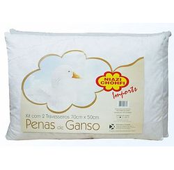 KIT TRAVESSEIRO 0,50 X 0,70 100%PENA C/2 PCS
