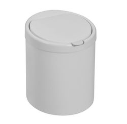 LIXEIRA DE PLÁSTICO 3L (CLICK) BRANCO (42813) - PURIMAX