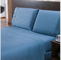 Fronha 300 Fios Stripe 2pcs