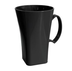 CANECA CAPPUCCINO PLUS 400ML PRETO SOLIDO (UZ161-PR) - UZ Utilidades