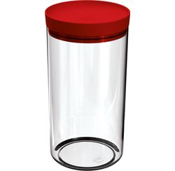 PORTA MANTIMENTOS 1,9L TRANSPARENTE COM TAMPA VERMELHA (UZ312-VM) - Uz Utilidades