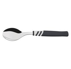COLHER DE MESA INOX AMALFI  PRETO - TRAMONTINA