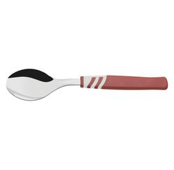 COLHER DE MESA INOX AMALFI CEREJA - TRAMONTINA