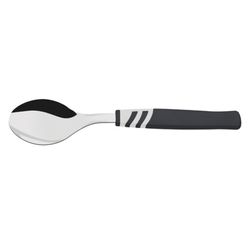 COLHER P/SOBREMESA INOX AMALFI PRETO - TRAMONTINA