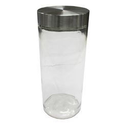 PORTA MANTIMENTO DE VIDRO COM TAMPA EM INOX 2200ML - HOMECOOK