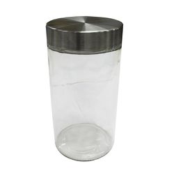 PORTA MANTIMENTO DE VIDRO COM TAMPA EM INOX 1700ML - HOMECOOK