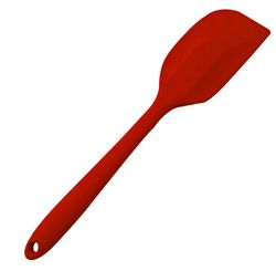 Espatula de Silicone Arredondada 27cm Vermelho/unico