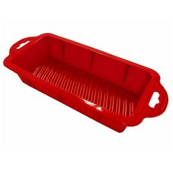 FORMA RETANGULAR DE SILICONE VERMELHO - HOMECOOK