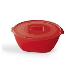 POTE COLOR 800ML VERMELHO SOLIDO (UZ234-VM)