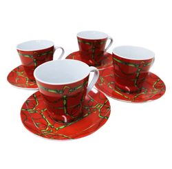 JOGO DE CAPUCCINO COM 4 PEÇAS 80783548 - NIAZI