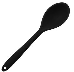 COLHER DE SILICONE 27 CM PRETO/UNICO