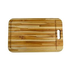TÁBUA TECA COM CANALETA 44CM X 30CM (1215) - STOLF