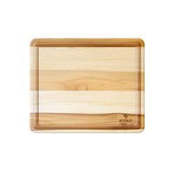 TABUA PARA CHURRASCO 41 X 36CM TECA (920) - STOLF