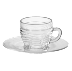 CONJUNTO DE XÍCARAS DE CAFÉ COM PIRES  6 PEÇAS (2135) - WHEATON