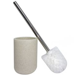 ESCOVA SANITARIA C/ SUPORTE CERAMICA MELISSA - CLEANHOME