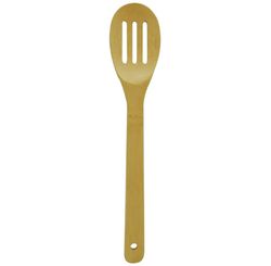 COLHER DE BAMBOO VAZADA 30 X 6CM