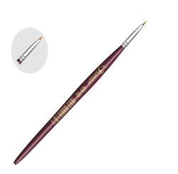 PINCEL FILETE REDONDO COM FILAMENTO SINTETICO TORAY DOURADO 409-00 - CONDOR