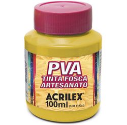 TINTA FOSCA P/ ARTESANATO - 100ML - AMARELO OURO (032100505)