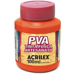 TINTA FOSCA P/ ARTESANATO - 100ML - LARANJA (032100517)