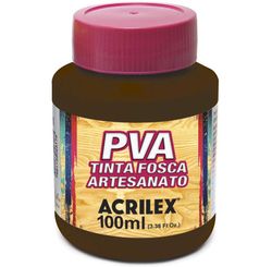 TINTA FOSCA P/ ARTESANATO - 100ML - MARROM (032100531)