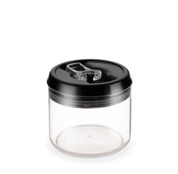 POTE HERMÉTICO REDONDO 750 ML PRETO (8660) - ARTHI