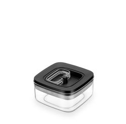 POTE HERMÉTICO QUADRADO 425 ML PRETO (8680) - ARTHI