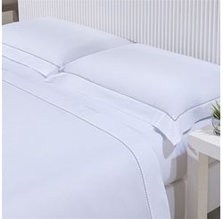 JOGO DE CAMA 200 FIOS HOTEL BORDADO MIX CASAL - NIAZITEX