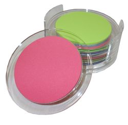 CONJUNTO COM 06 PORTA COPOS DE ACRÍLICO COM SUPORTE TRANSPARENTE - NIAZITEX