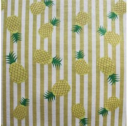 CORTE DE TRICOLINE INFANTINO 1,00X1,40 48759 ABACAXI COM LISTRA 01