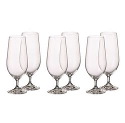JOGO DE TACAS PARA CERVEJA BOHEMIA LARA 6PECAS 380ML