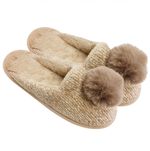 Pantufa_Pompom_Bege