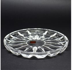Conjunto Prato de Vidro Ornamental 6pcs Redondo
