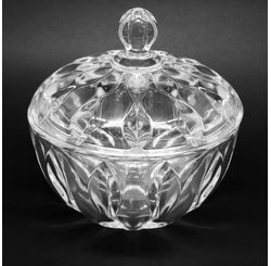 POTICHE DECORATIVO VIDRO RIVER 18CM - MAISON DECOR