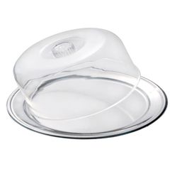 BOLEIRA INOX C/ TAMPA ACRILICA 32CM - HOMECOOK