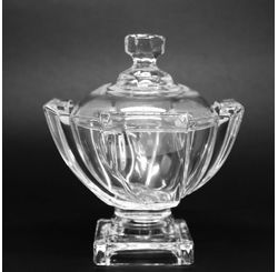 POTICHE VIDRO C/ PE SQUARE 12CM - MAISON DECOR