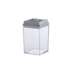 PORTA ESCOVA QUADRATTA 7X7X12 CM CRISTAL (1560) - PARAMOUNT