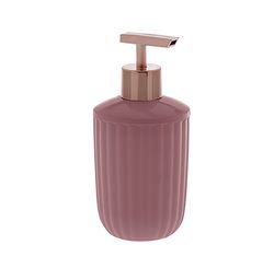 PORTA SABONETE LIQUIDO CANELATTA 8X16,5 ROSE (1529) - PARAMOUNT