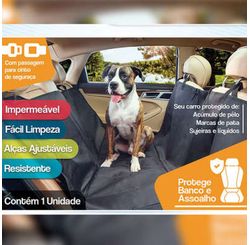 CAPA P/ BANCO AUTOMOVEL EXTRA LUXO COLORS (10701) - THE PETS BRASIL