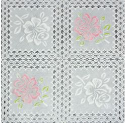ROLO PVC RENDADO COLORIDO LG1,37  DES.002