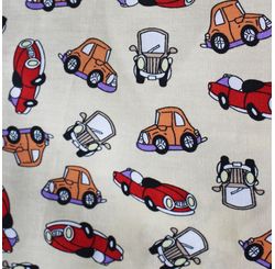 Tecido Tricoline Estampado Lg1,45 Carros Ii
