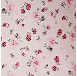 TECIDO TRICOLINE  LG1,45 6 JOANINHA ROSA