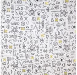 Tecido Tricoline Licenciado- Lg1,50 Harry Potter 07 (24647-63)