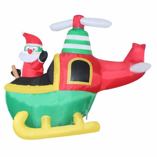 HELICOPTERO PAPAI NOEL INFLAVEL 150CM