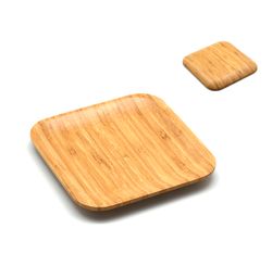 PRATO QUADRADO BAMBOO 16,5CM