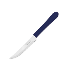 FACA CHURRASCO LEME (23180/414) - INOX 4 LEME AZUL