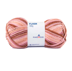 LINHA PINGOUIN FLASH CORES 100% ACRILICO 100GR
