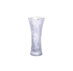 VASO FLOREIRO FOLHAGEM SOLITARIO CRISTAL ECOLOGICO 8X18CM(26084)