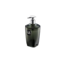 PORTA SABONETE LIQUIDO PREMIUM PRETO TRANSLUCIDO PLASTICO (UZ522-P