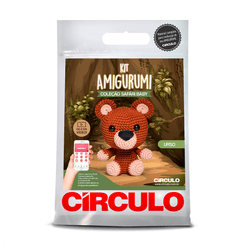 KIT AMIGURUMI SAFARI BABY 1 URSO