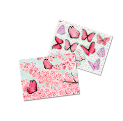 KIT DECORATIVO JARDIM DAS BORBOLETAS 10X01 (106645)